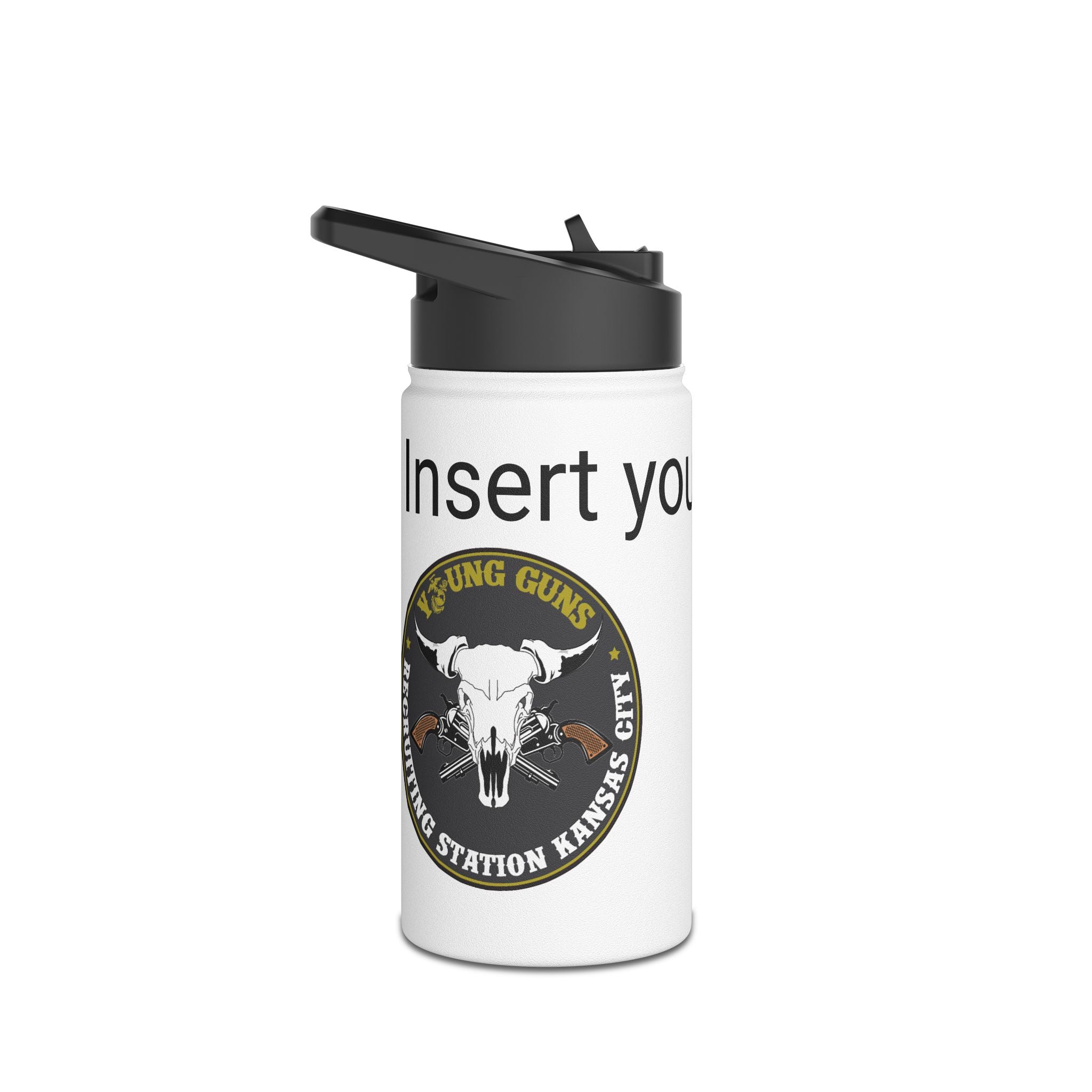 Customizable Stainless Steel Water Bottle - Personalized Gift, Travel Companion, Motivational, Gym Accessory, Unique Design