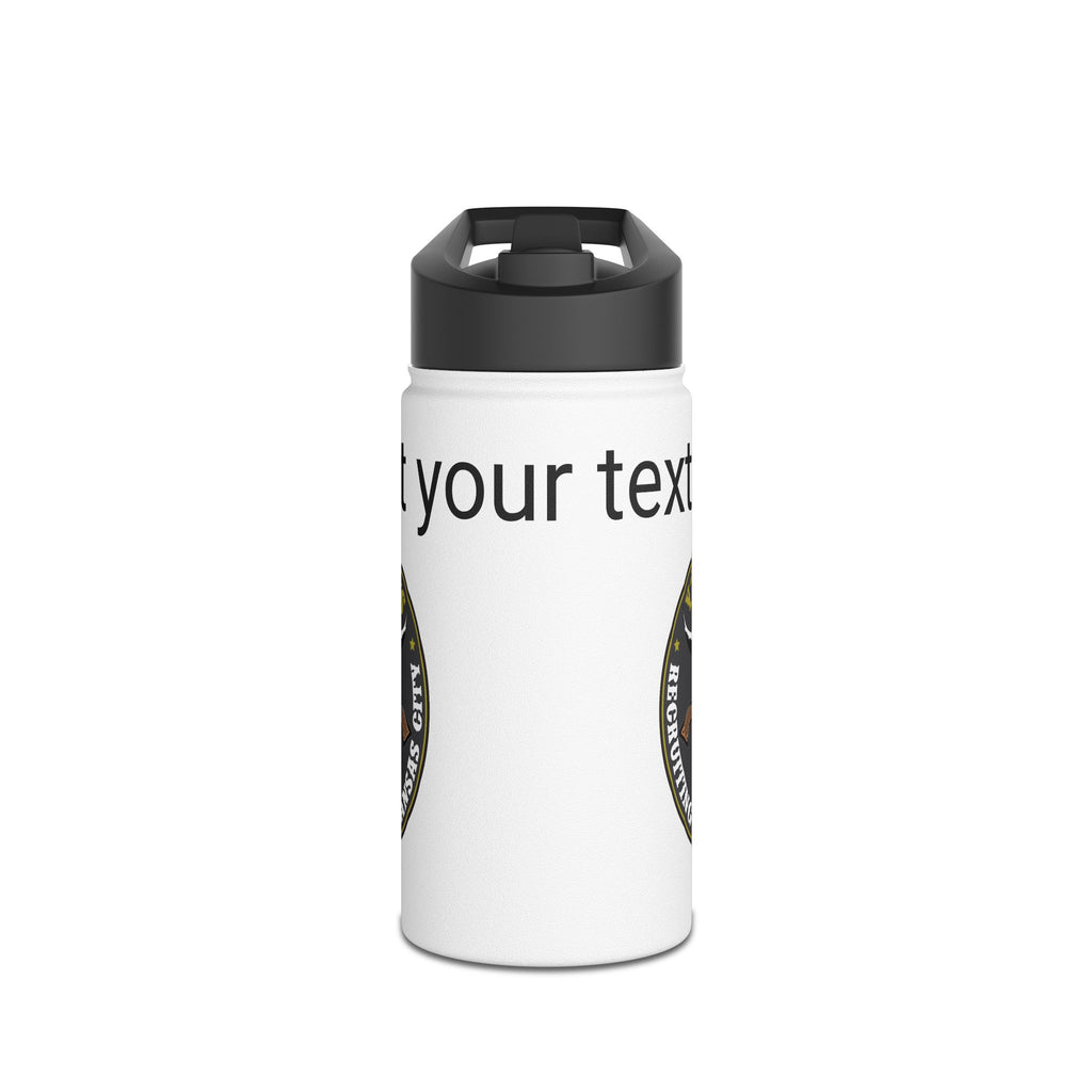 Customizable Stainless Steel Water Bottle - Personalized Gift, Travel Companion, Motivational, Gym Accessory, Unique Design