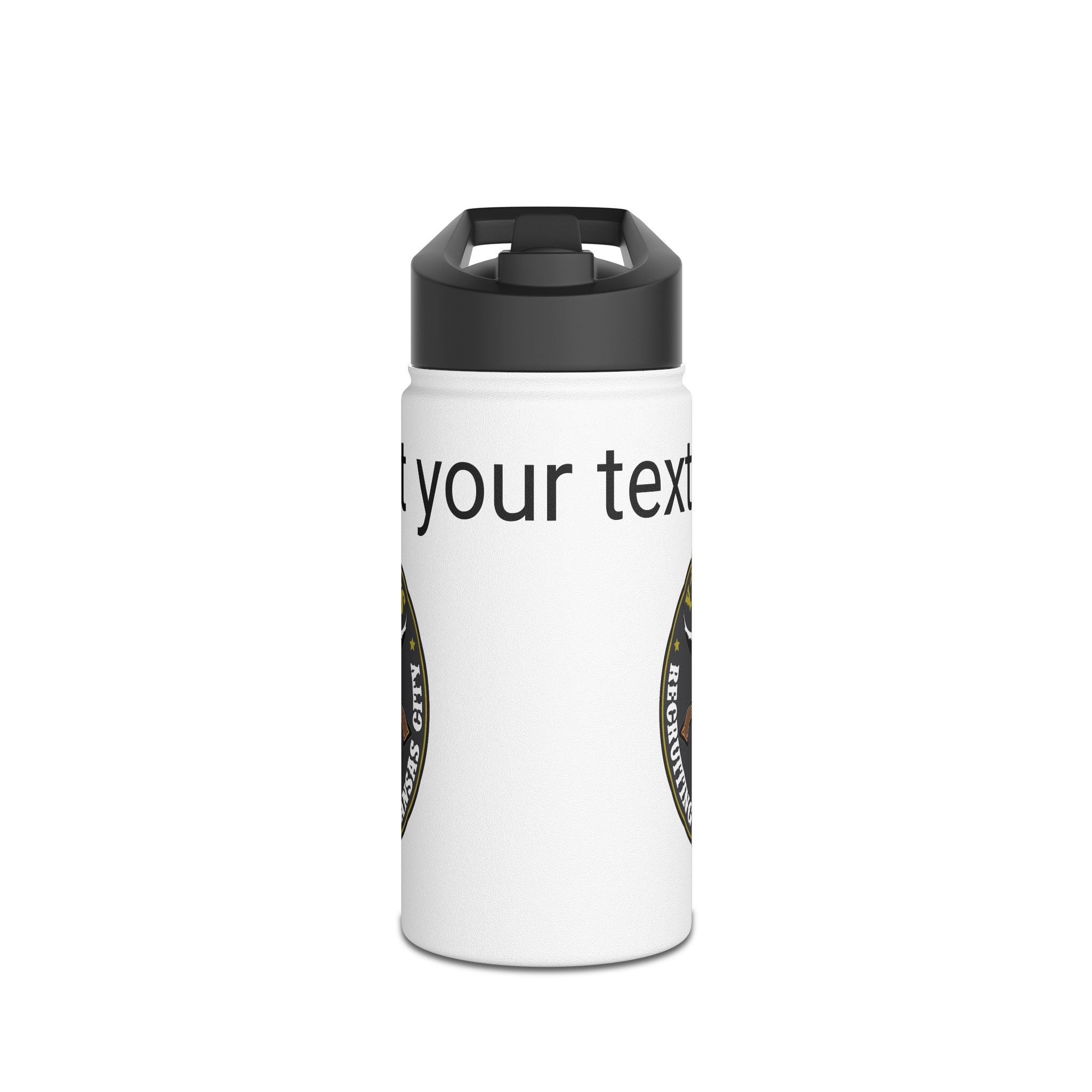 Customizable Stainless Steel Water Bottle - Personalized Gift, Travel Companion, Motivational, Gym Accessory, Unique Design
