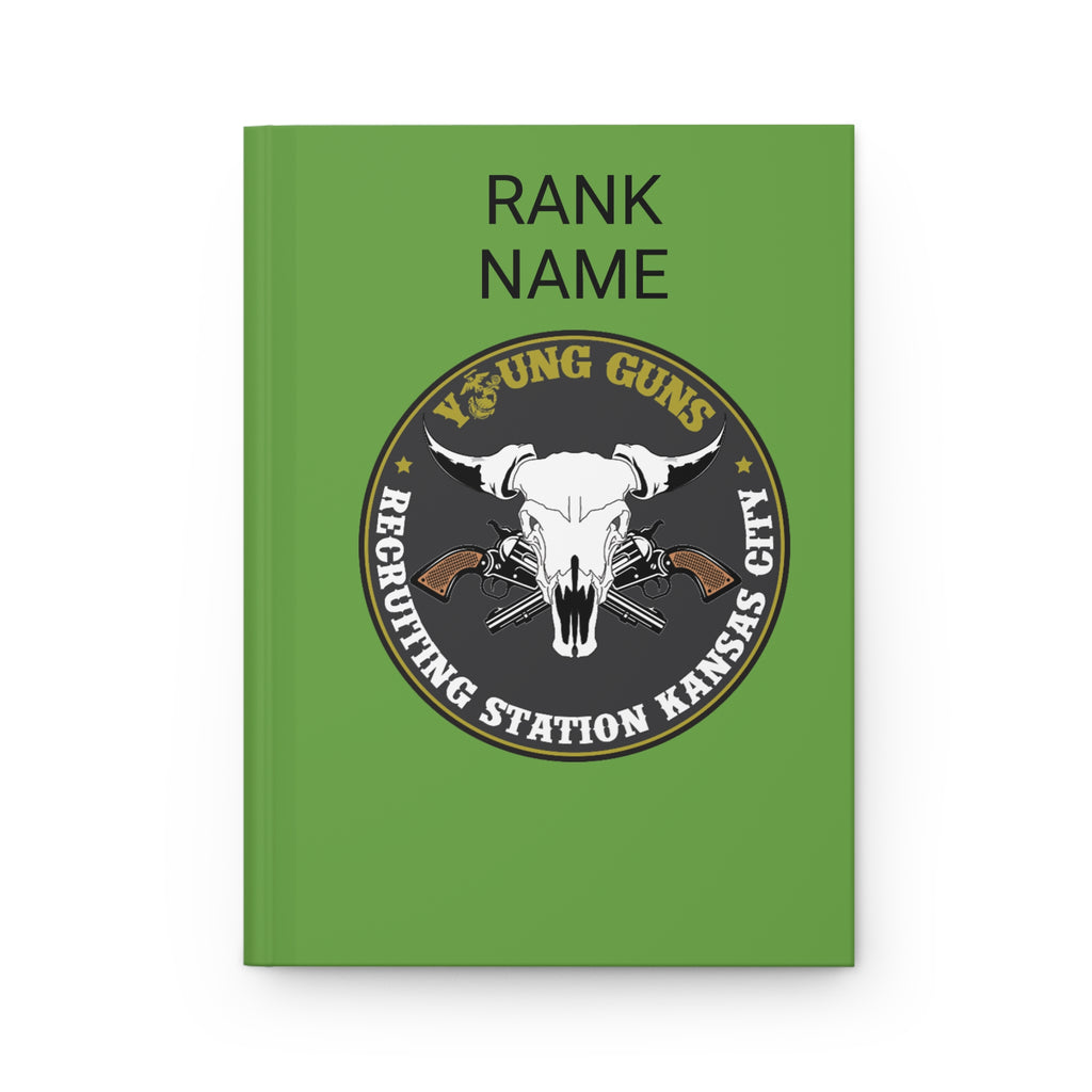 Hardcover Journal for Young Guns, Customizable Military Journal, Personalized Notebook, Gift for Marines